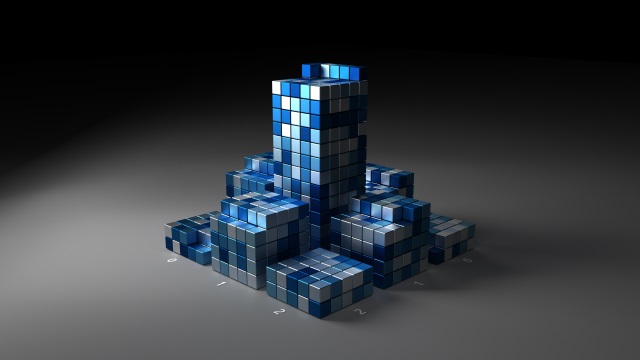 Raytrace renderer with metal material.