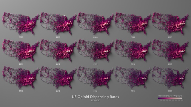 US Opioids Dispensing Rates 2006-2020