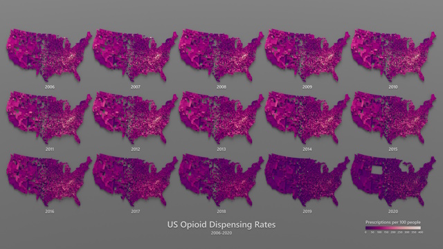 US Opioids Dispensing Rates 2006-2020